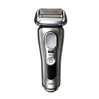 博朗电动剃须刀智能清洁便携9系电动剃须刀铬金色9355S