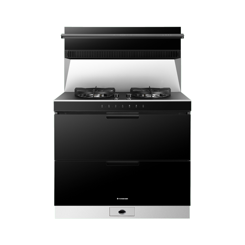 火星人ET50BX03流光系列天然气右烟道集成灶家用一体机消毒柜油烟机燃气灶套装