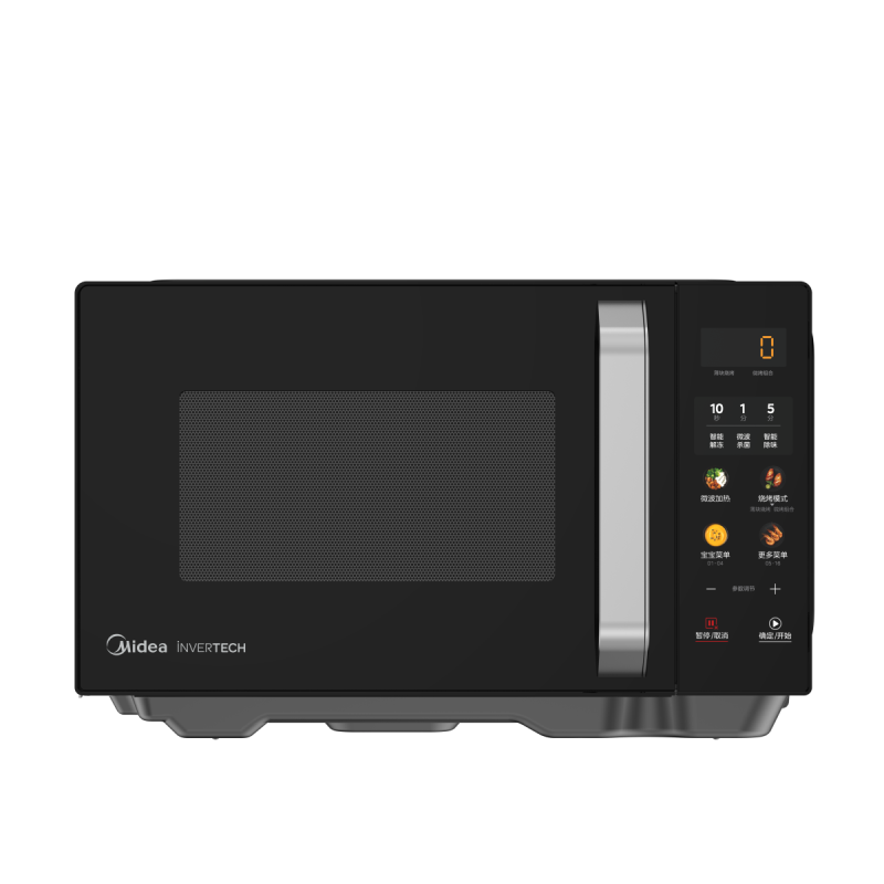 美的微波炉烤箱一体机23L容量变频一级能效平板易清洁多大功率1000W烧烤光波速热C30[更省电]