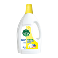 Dettol滴露清新柠檬衣物除菌液1.5L瓶装配合洗衣液消毒液婴儿衣物棉麻织物含有助洗成分辅助洗涤抑菌99.9%