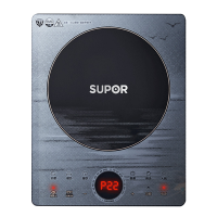 苏泊尔 (SUPOR)电磁炉2200W大功率火锅计时9档调节智能定时多功能火锅炉电磁炉(炒锅+汤锅)C22-IH80E