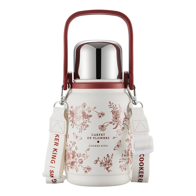 炊大皇冬日暖阳系列手拎壶800ml(玫瑰假日)