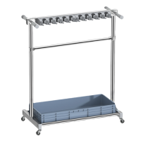 伟樽拖把架单排10拖24钩97*50*122cm个