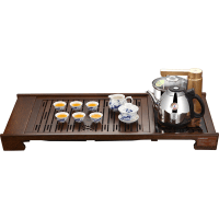 KAMJOVE/金灶 R-350A 鸡翅木实木茶盘 手工精雕木雕泡茶机 功夫茶具茶盘茶托 茶具套装 整套茶具 自动上水壶