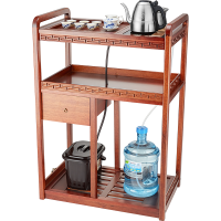 金灶KW-6600实木移动茶车轻奢大茶台套装加高茶吧机泡茶整套茶盘