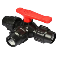 伟鹏双兴 PE快接三通球阀 25蓝色(6分)个