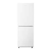 美的(Midea)白色双开门家用电冰箱租房宿舍低音节能低噪可冷藏冷冻不占地MR-190E