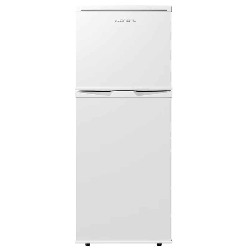预售新飞118升双开门两门小型家用电冰箱 宿舍租房公寓 小巧机身不占地 节能环保BCD-118L2D/W(素雪白)