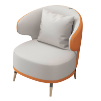 豫龙都休闲沙发椅皮面套