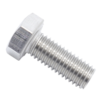 爱新优螺丝 不锈钢外六角头螺栓A2-70 304# M20*120mm 个