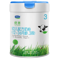 君乐宝有机优萃3段奶粉12-36个月幼儿配方牛奶粉1-3岁罐装三段奶粉800g