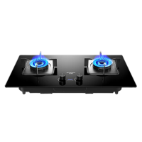 创维(Skyworth)燃气灶煤气灶双灶家用天然气猛火灶具智能定时台式嵌入式钢化玻璃JZY/T-Z201B