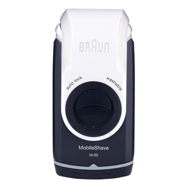 博朗电动剃须刀M90便携式迷你多功能干电池带修剪器M90