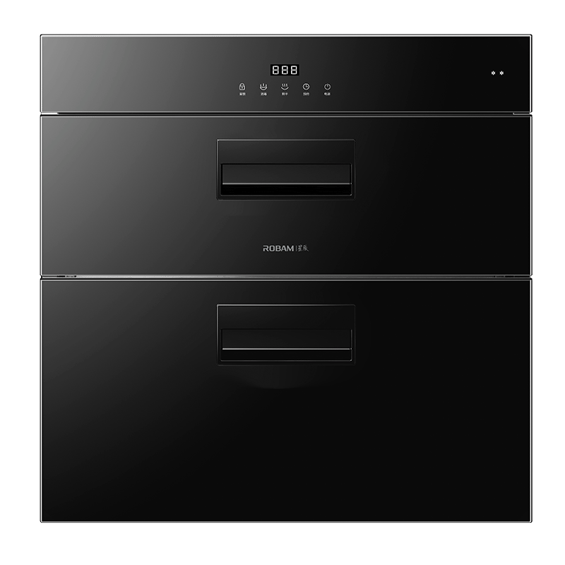 老板(Robam)[星辰系列]消毒柜嵌入式105L大容量动态立体24h预约臭氧+紫外消毒碗柜XB703A