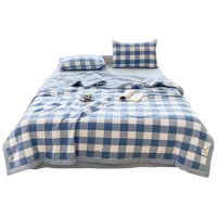 昕蓝梦 家用宿舍水洗棉夏凉被棉花被 200*230cm 条