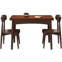 豫龙都 折叠餐桌 一桌两椅 套