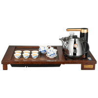KAMJOVE/金灶 K-220 鸡翅木茶盘 整套茶具茶海 功夫茶具茶台套装 实木茶盘茶托托盘 茶盘套装 茶具茶道