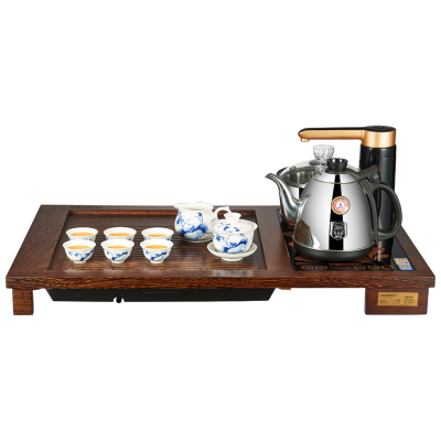 KAMJOVE/金灶 K-220 鸡翅木茶盘 整套茶具茶海 功夫茶具茶台套装 实木茶盘茶托托盘 茶盘套装 茶具茶道