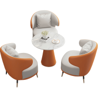 豫龙都休闲桌椅一桌三椅 套