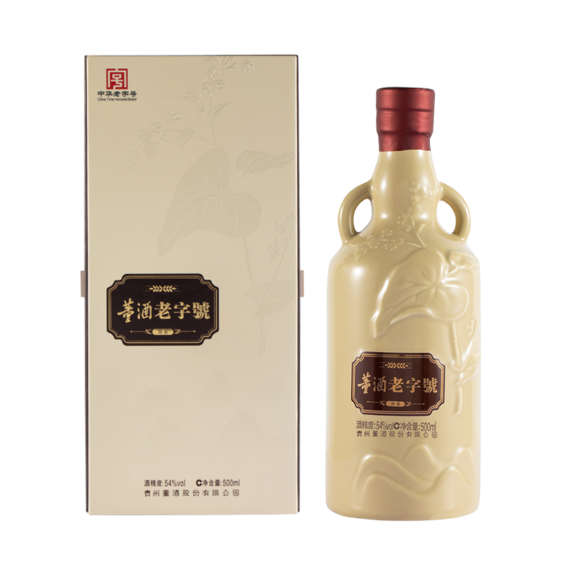 董酒[商务礼赠] 老字号H6 董香型白酒 景德镇陶瓷 非遗酿造 54度 500ml 1瓶 单瓶装