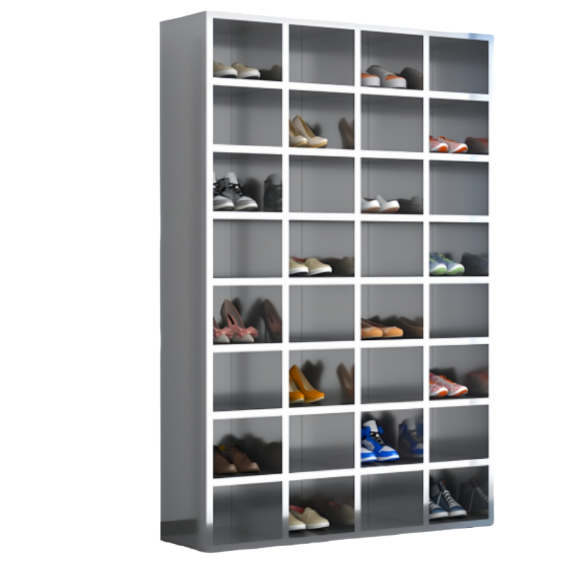 铭思达不锈钢鞋柜单面32格个
