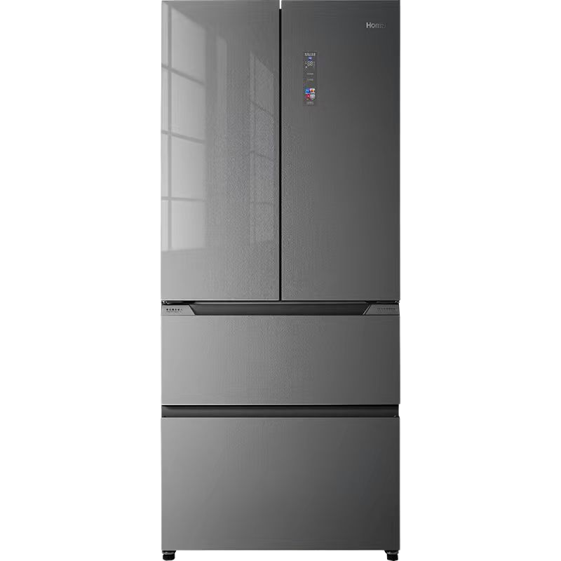 奥马Homa多门嵌入式冰箱BCD-452WFQG/B 452升幻影灰1级能效零度保鲜变频抽拉门