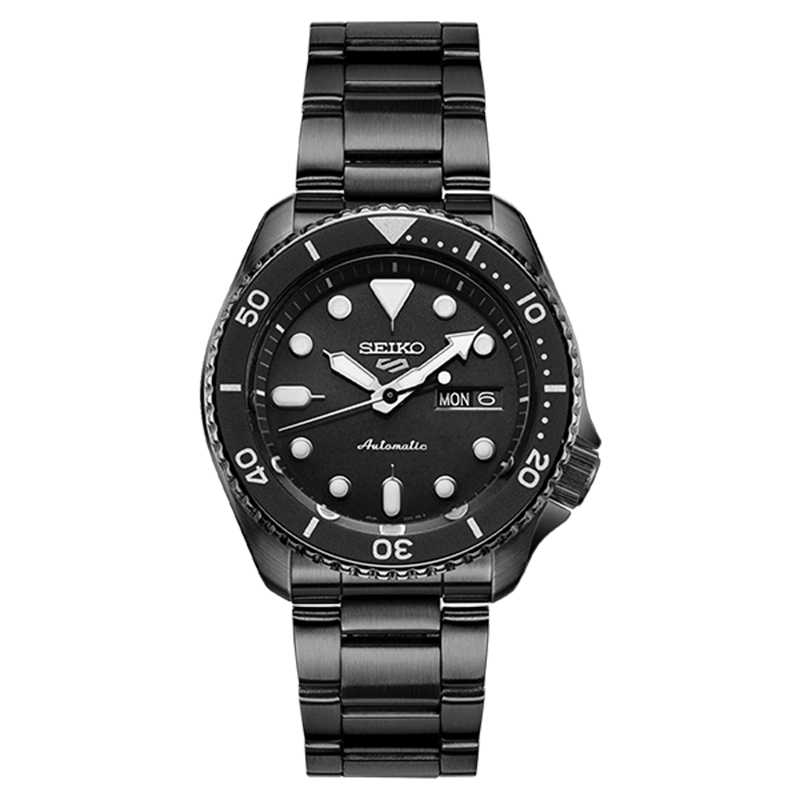 精工SEIKO自动机械男表 SRPD65K1 精钢表带星期日历显示人工合成蓝宝石玻璃镜面折叠扣100米防水