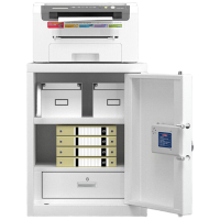 质凡 保密柜十门电子密码锁款 /ZF-BMG047/1850*420*900mm(厚度0.7mm)