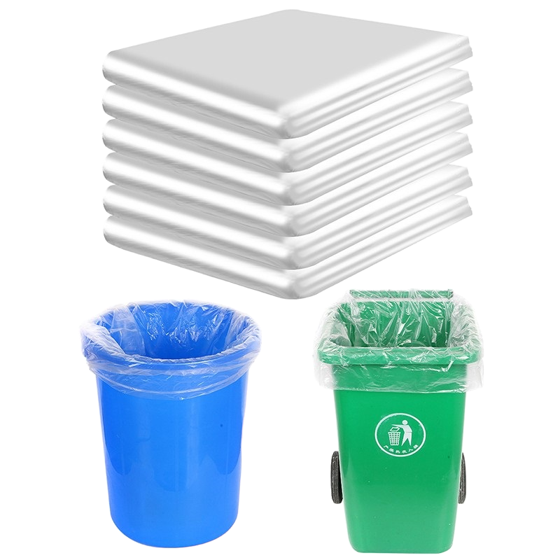 古达大号白色透明塑料袋大垃圾袋加厚超大特大装被子打包搬家收纳袋 宽50x长60cm[100只]