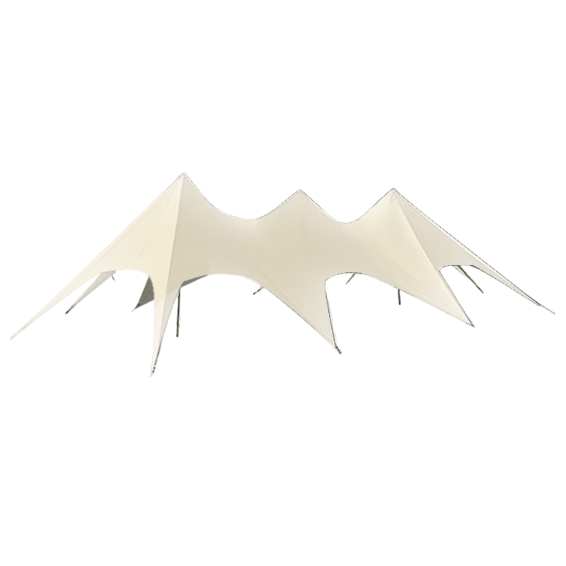 劲脉  三峰天幕 米黄色-20*8.6*4.5M 顶