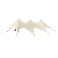 劲脉  三峰天幕 米黄色-20*8.6*4.5M 顶