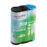茶花 厚韧垃圾袋3卷装L20 50cm*60cm*3卷/套