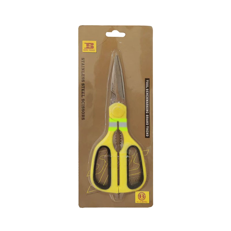 波斯(BOSI) 荧光系列不锈钢多用剪刀 215mm 把