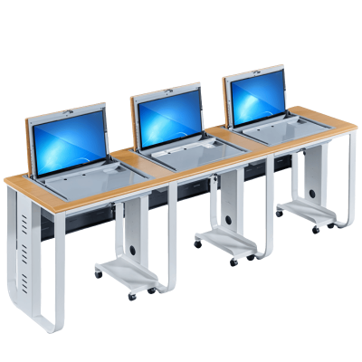 豫龙都电脑桌2.4米张