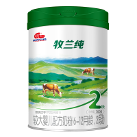 明一(wissun)牧兰纯2段 婴幼儿配方有机牛奶粉 6-12个月 罐装700g