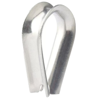 伟鹏双兴 304不锈钢鸡心环钢丝绳保护套 M18 个