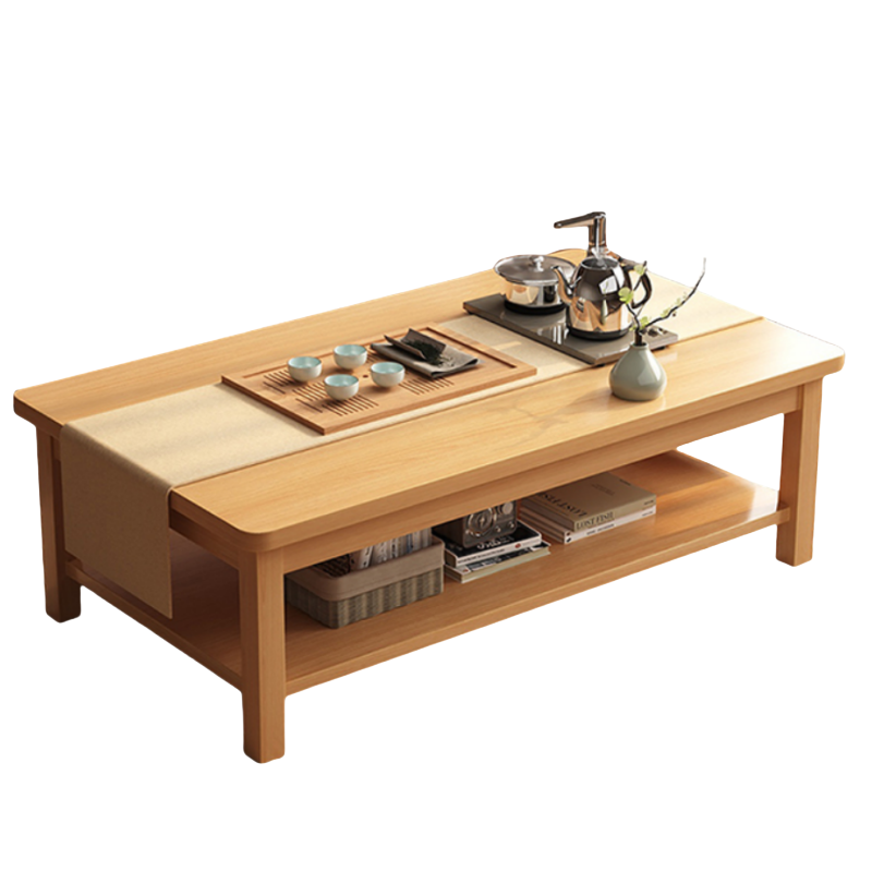 豫龙都实木茶几140cm张