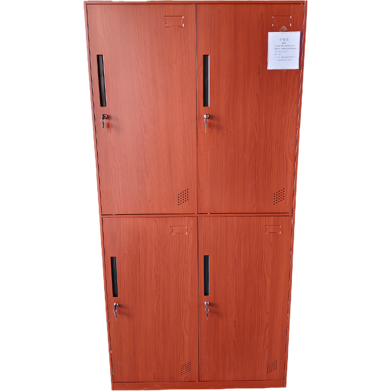 舵途 钢制木纹转印四门衣柜 加厚钢板2000*1000*600mm 个