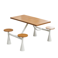 锁匠 食堂餐桌椅120*60*75cm套