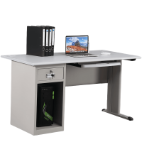 豫龙都钢制电脑桌1.6米张