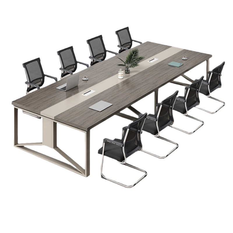 豫龙都 会议桌椅 一桌八椅 套