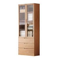 智叶舟实木办公柜60*32*200cm台