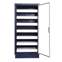 义尊 防磁柜 电子锁大七抽 台