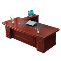 伟樽老板桌含双柜160*80*76cm套