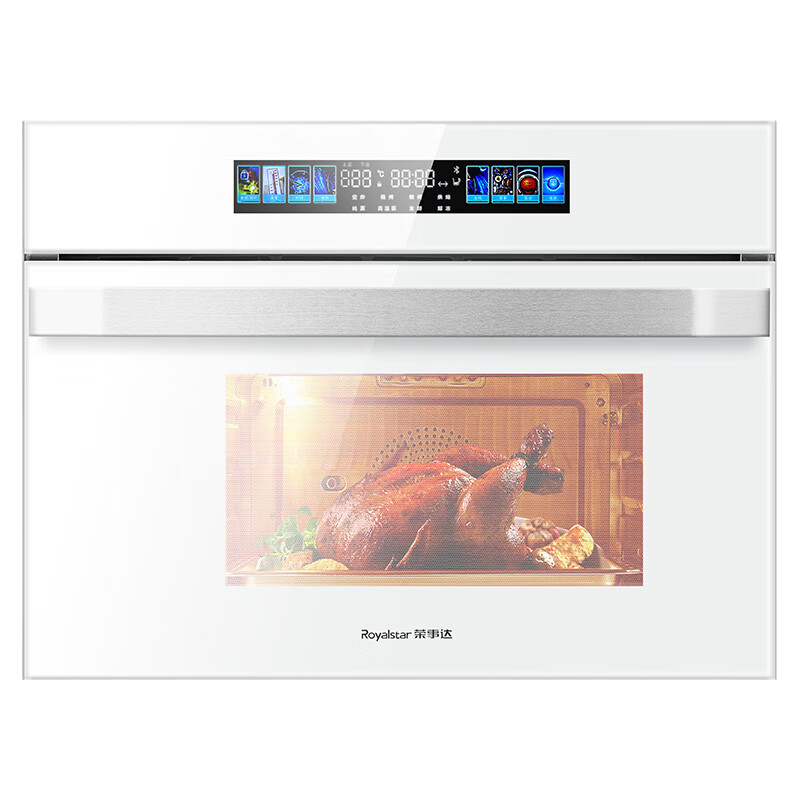 荣事达60L嵌入式蒸烤箱家用烘焙一体多功能大容量微蒸烤炸四合一体机2361