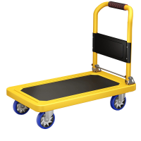 鑫金虎 5寸烽火轮钢板手推车折叠搬运工具车 建议载重500斤