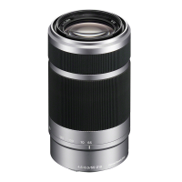 索尼(SONY)E 55-210mm APS-C画幅远摄大变焦微单相机镜头 E卡口 SEL55210 银色