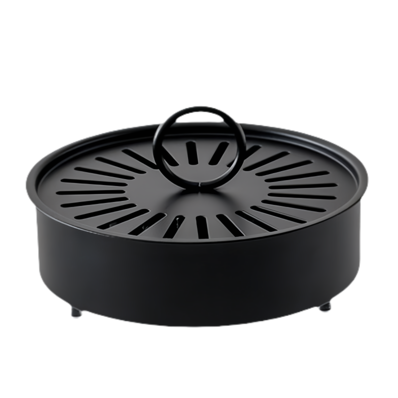 铁洋 蚊香盒 蚊香架 蚊香炉 碳钢 带盖防火 圆环款 个