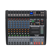 惠度(HuiDu)V8-USB专业调音台舞台会议婚庆演出带蓝牙USB数字混响效果器8路控制带DPS效果调音器