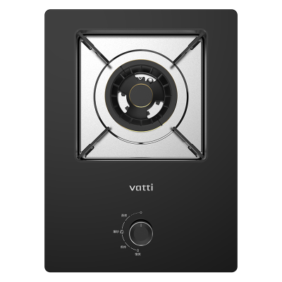 华帝(vatti)5.2kw单眼灶天然气可调节底盘钢化玻璃燃气灶具一级能效i10103(需要液化气咨询客服)